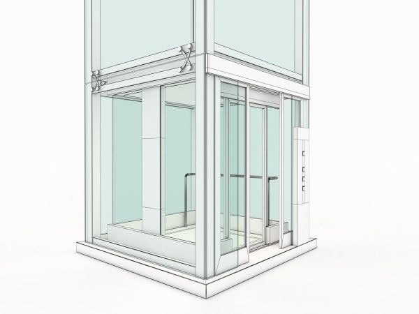 Elevator tall glass