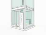 Elevator tall glass