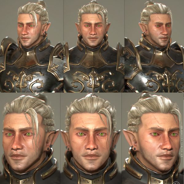 Elf Knight Character