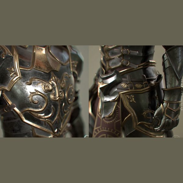 Elf Knight Character