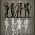 Elf Knight Character