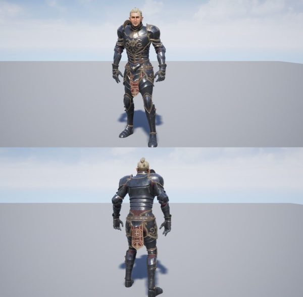 Elf Knight Character