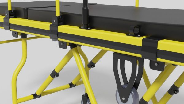 Emergency ambulance stretcher