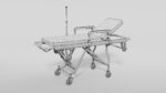 Emergency ambulance stretcher