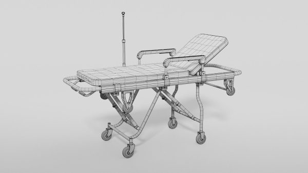 Emergency ambulance stretcher