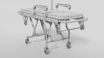 Emergency ambulance stretcher
