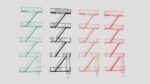 Emergency Fire Escape Stairs 3d model