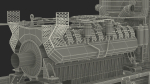 Engine and Cooling System for Diesel Generator