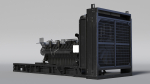 Engine and Cooling System for Diesel Generator