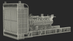 Engine and Cooling System for Diesel Generator