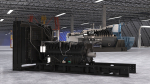 Engine and Cooling System for Diesel Generator