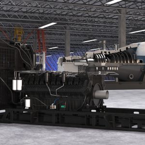 Engine and Cooling System for Diesel Generator