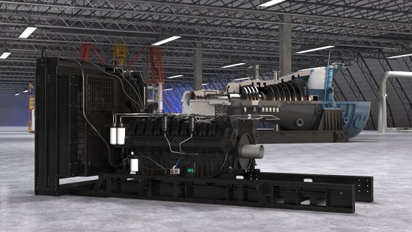Engine and Cooling System for Diesel Generator