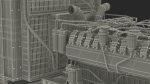 Engine and Cooling System for Diesel Generator