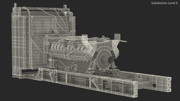 Engine and Cooling System for Diesel Generator