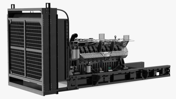Engine and Cooling System for Diesel Generator