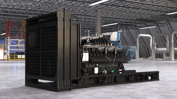 Engine and Cooling System for Diesel Generator