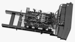 Engine and Cooling System for Diesel Generator