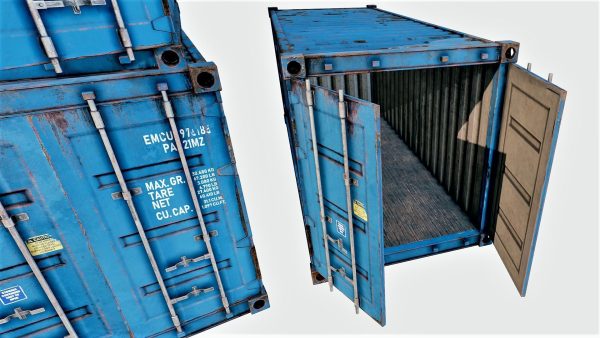 Enterable Shipping Container 03 - PBR