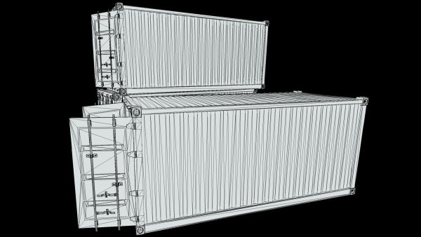 Enterable Shipping Container 03 - PBR