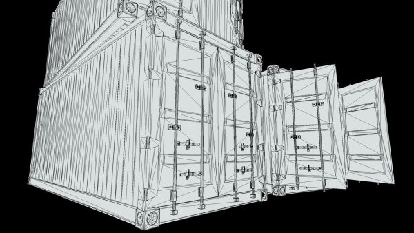 Enterable Shipping Container 03 - PBR