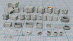 Environment Props - Collection 1 - 122 pieces