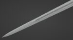 Excalibur sword with Flamberge handle