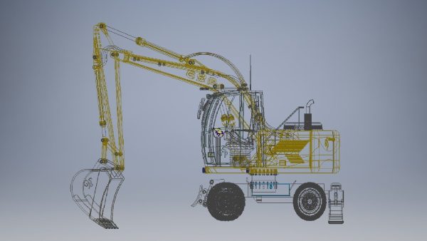 Excavator 3D model