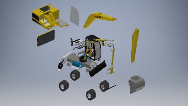 Excavator 3D model