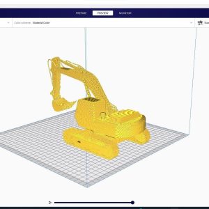 Excavator 3d printed