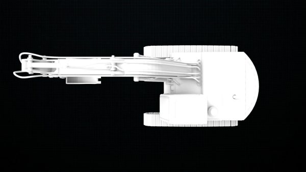 Excavator 3d printed