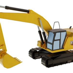 Excavator CAT 320 Lowpoly