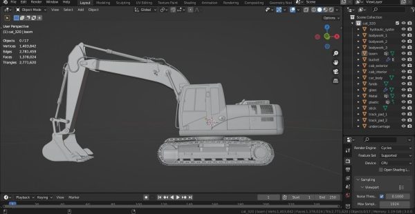 Excavator Caterpillar 320D