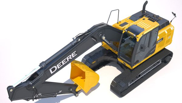 Excavator Deere 180G 3D model