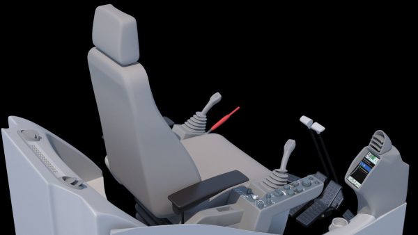 Excavator Deere 180G 3D model