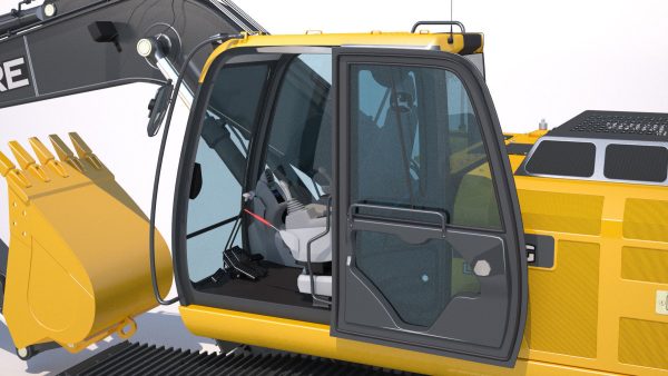 Excavator Deere 180G 3D model