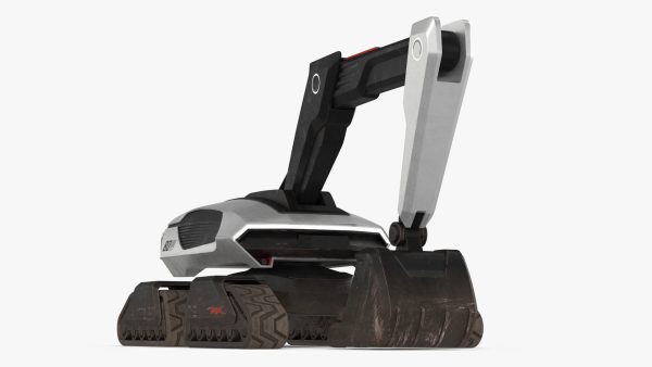 Excavator Futuristic Concept Old