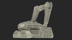 Excavator Futuristic Concept Old