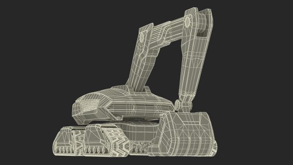 Excavator Futuristic Concept Old