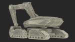 Excavator Futuristic Concept Old