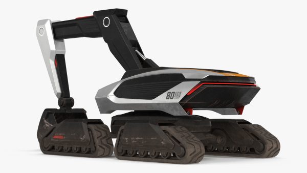 Excavator Futuristic Concept Old
