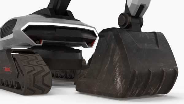 Excavator Futuristic Concept Old