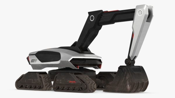 Excavator Futuristic Concept Old