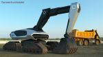 Excavator Futuristic Concept Old