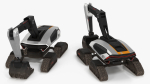 Excavator Futuristic Concept Old