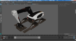 Excavator Futuristic Concept Old