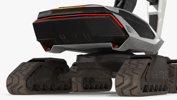 Excavator Futuristic Concept Old