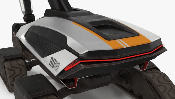 Excavator Futuristic Concept Old