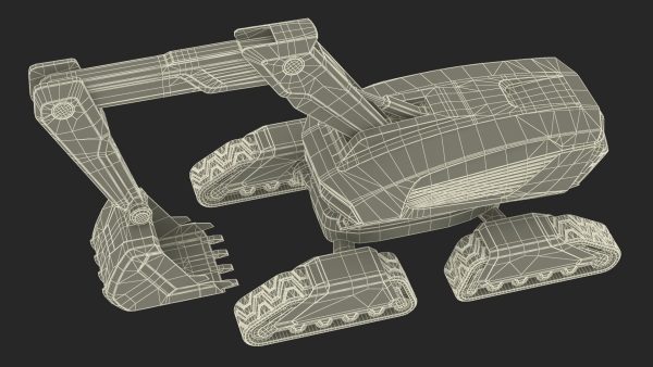 Excavator Futuristic Concept Old