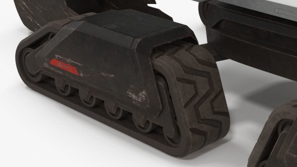 Excavator Futuristic Concept Old
